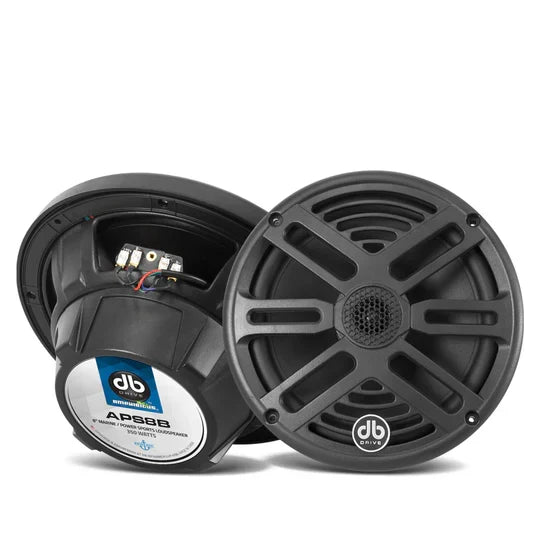 db drive APS8B : 8" 2-Way Marine Loudspeakers (Black) (1 Pair)