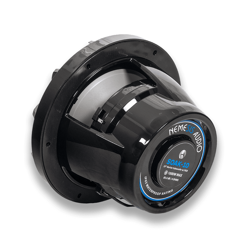 SOAK-10 - 10" Marine Subwoofer with RGB Lighting