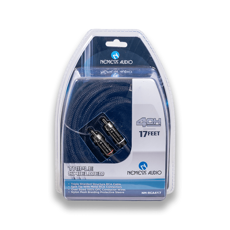 NM-RCA417 - 17ft 4CH Triple Shielded RCA Cable