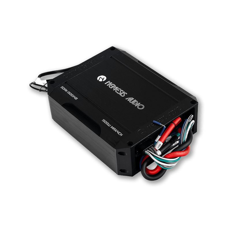 Nemesis Audio SOAK-1500X4B 4-CH Waterproof Marine Amplifier w/ Bluetooth