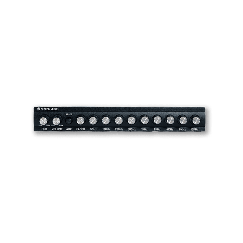 Nemesis Audio NA-9EQBT 9-Band Bluetooth Equalizer w/ 6V Output