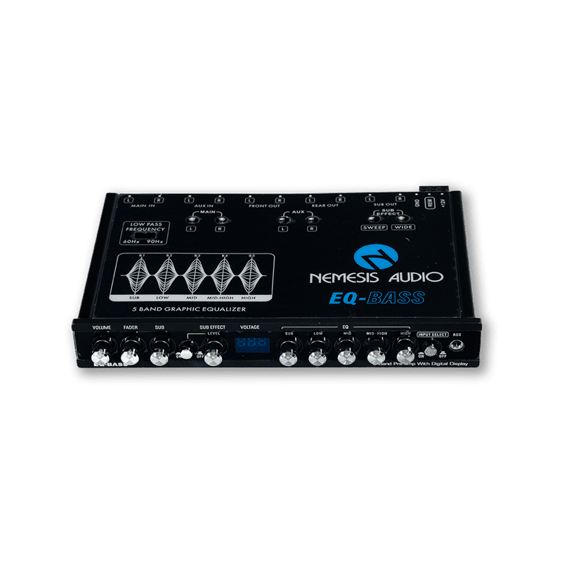 Nemesis Audio EQ-BASS 5 Band Graphic Equalizer w/ 8V Output