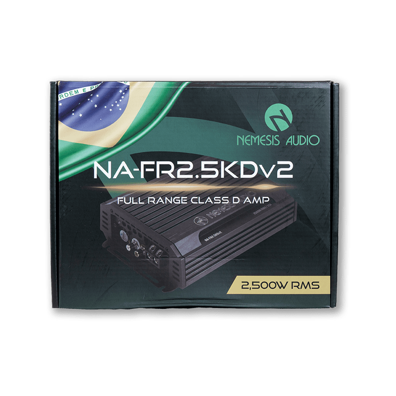 Nemesis Audio NA-FR2.5KDv2 2690W RMS Full Range Class D Amplifier
