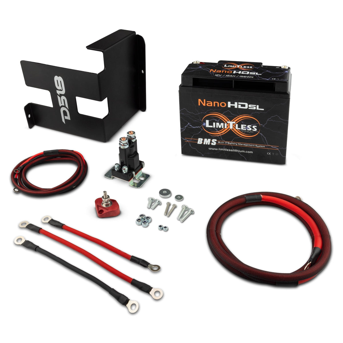 Can-am Maverick X3 Second Battery Upgrade Kit with Lithium Battery - More Battery Reserve Power For Longer Lasting Audio