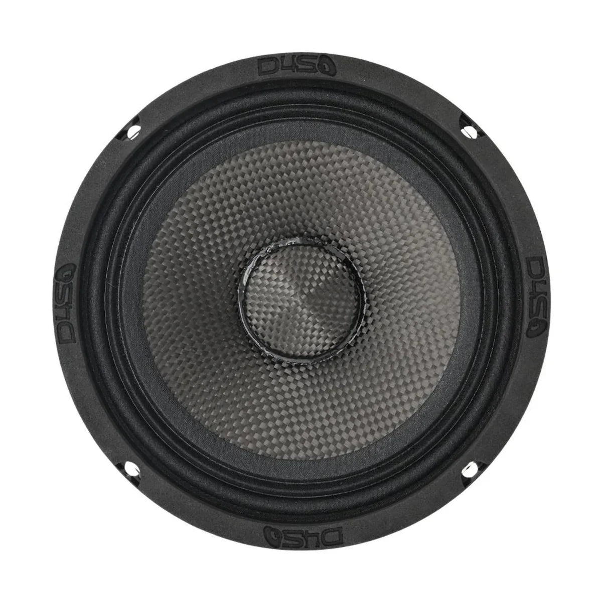Down4Sound D4S-SF658CF 6.5" 180W Carbon Fiber Water Resistant Shallow Midrange Speakers 8-Ohm