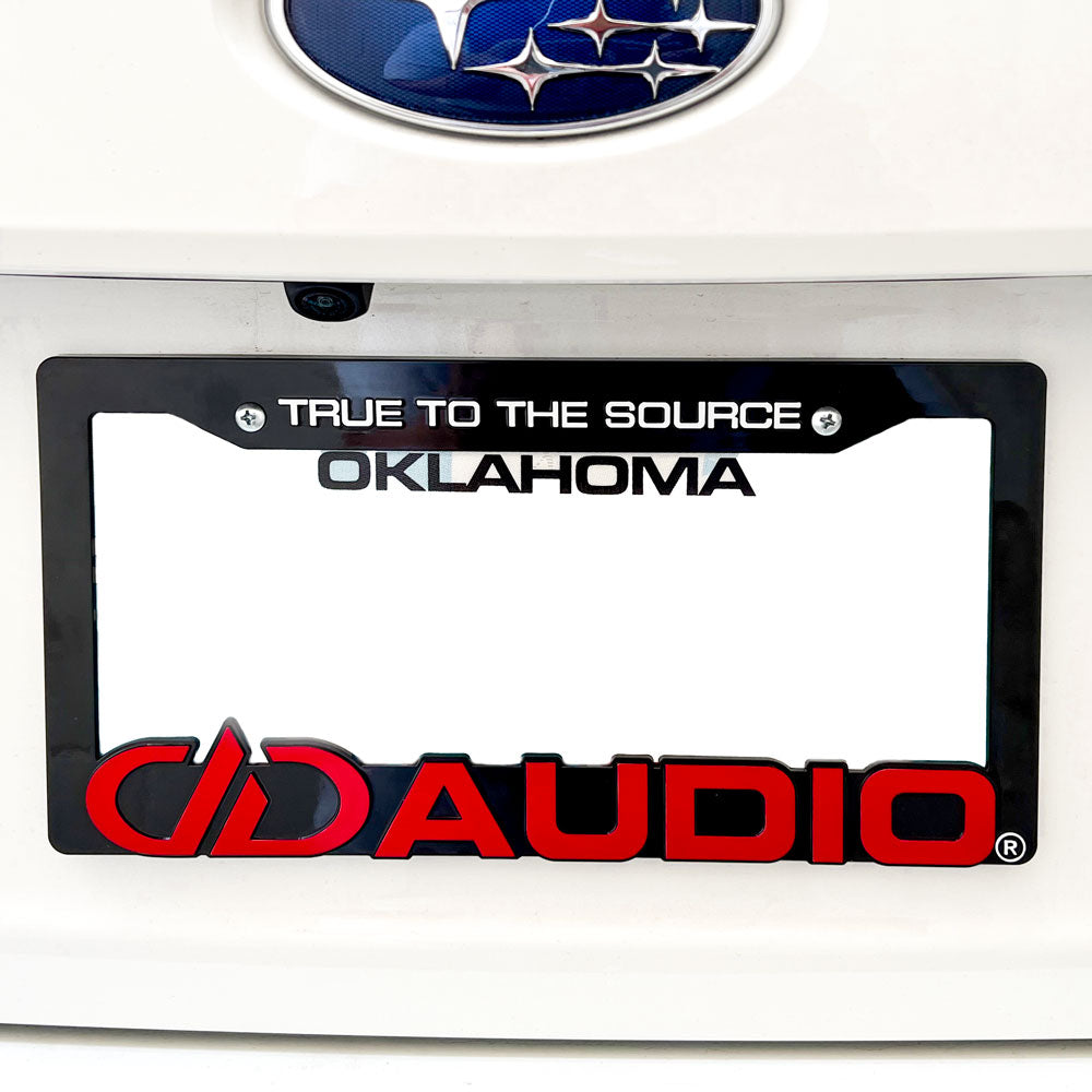 DD AUDIO License Plate Frame