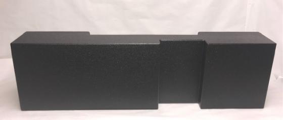2002 & UP Dodge Regular Cab Pro Poly Subwoofer Box sub Box 2X10"