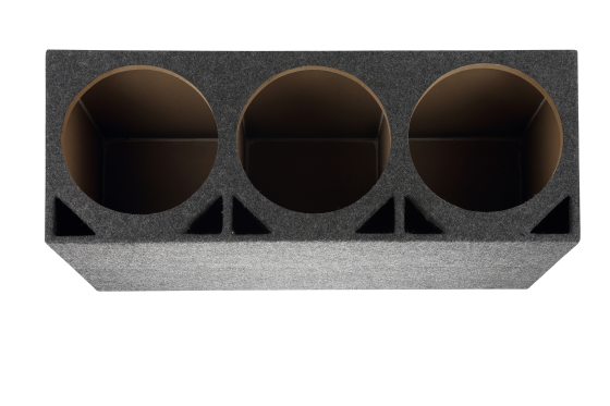 Double Ported 3x12" Carpeted Sub-Woofer Box, Great for Vans, SUVs, Suburban, Trucks