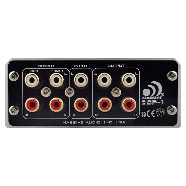 Massive audio DSP-1 - Digital Signal Processor Built-In 4 Channel Amplifier