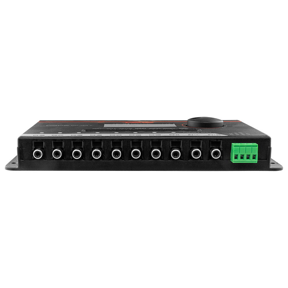 2-Channel In and 8-Channel Out Digital Sound Processor (DSP) with Bluetooth and LCD Screen