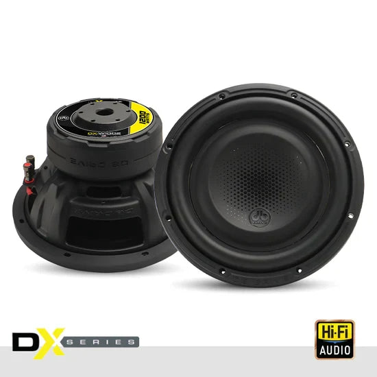 DX-W10D2 : DX 10" Dual 2-Ohm Subwoofer