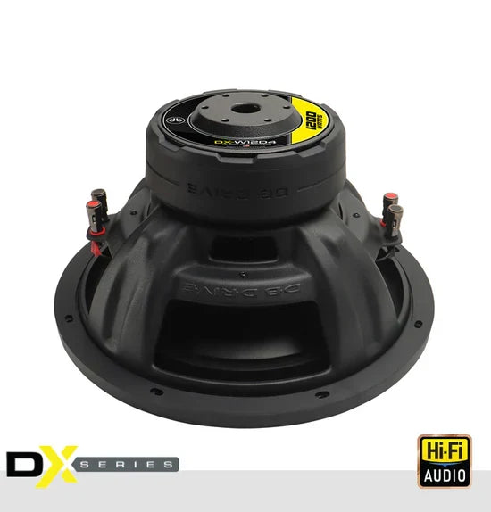 DX-W12D4 : DX 12" Dual 4-Ohm Subwoofer