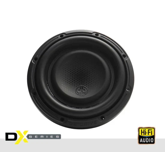 DX-W8D4 : DX 8" Dual 4-Ohm Subwoofer