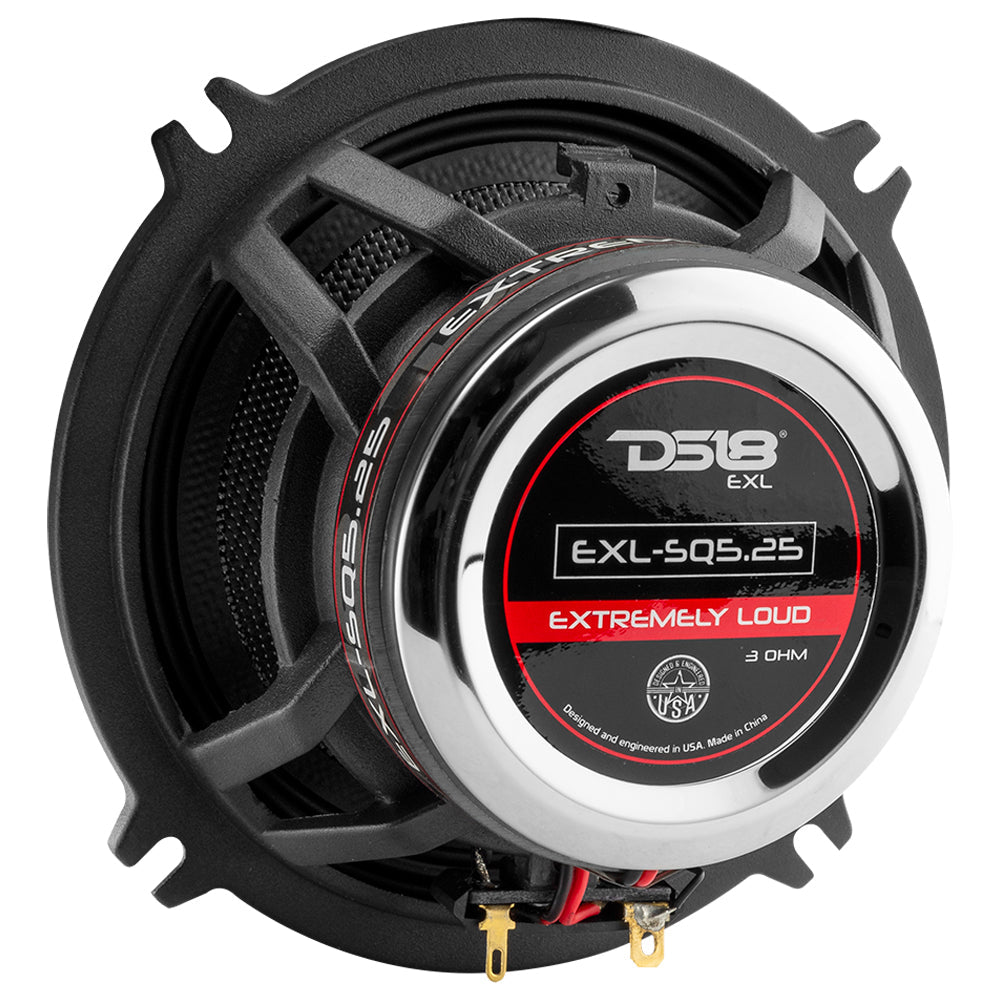 EXL 5.25" 2-Way Coaxial Speaker with Fiber Glass Cone 80 Watts Rms 3-Ohm