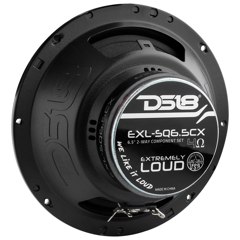 EXL 6.5" 2-Way Component Speaker System 150 Watts Rms 4-Ohm
