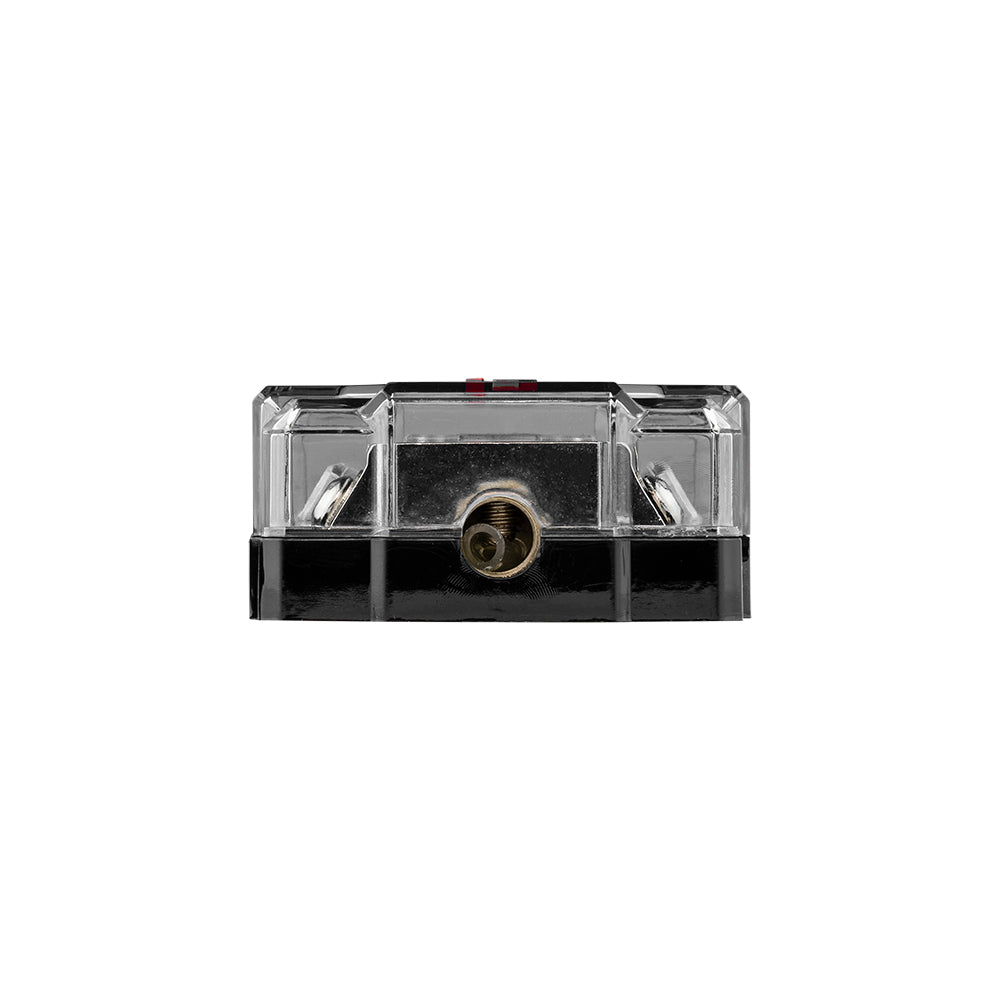 DS18 FDG1224AFS-80A ANL Fuse Holder and Distribution Block 0GA In - 2x4GA Out with Voltmeter