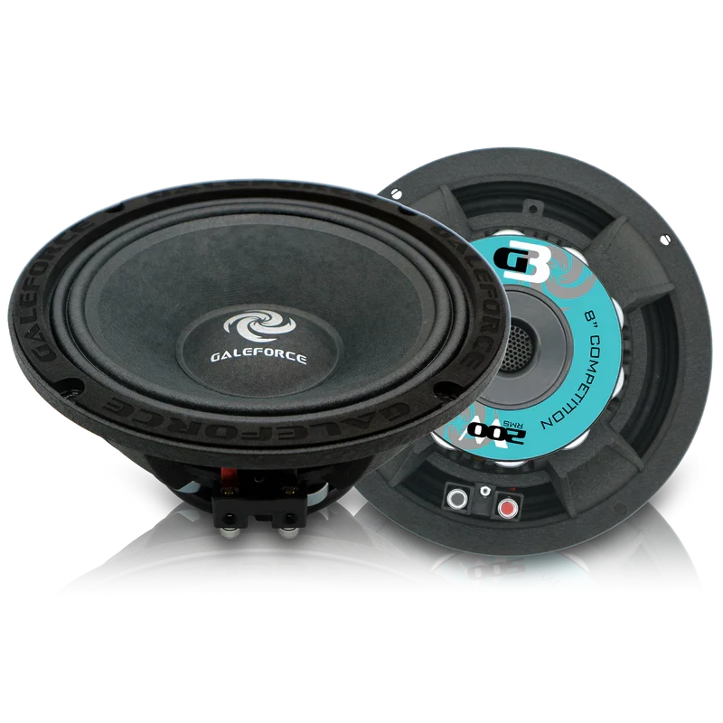 Galeforce Audio G3 8" 200W RMS Midrange Speaker (Single)