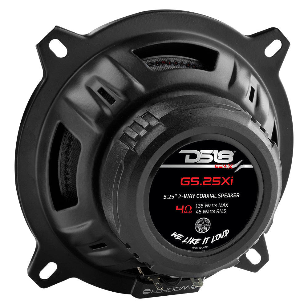 DS18 G5.25XI 5.25" 2-Way Coaxial Speakers (Pair)