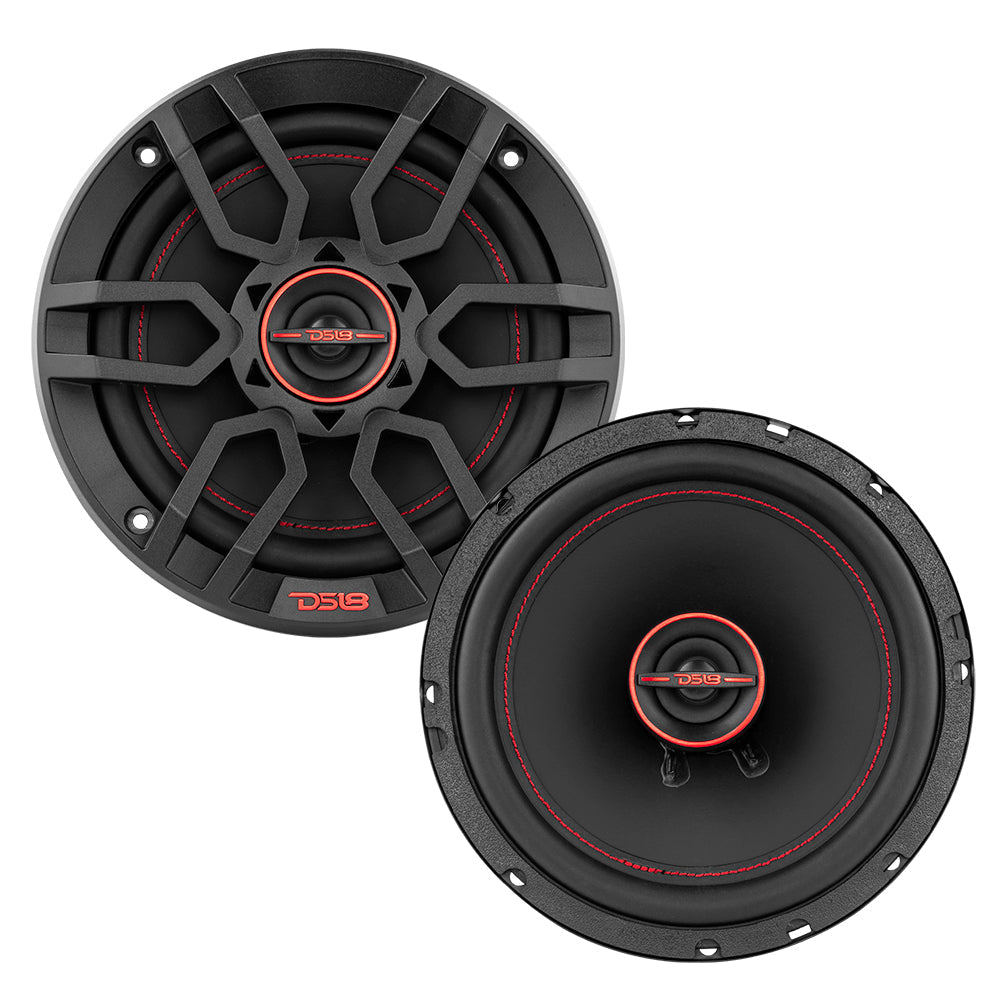 GEN-X 6.5" 2-Way Coaxial Speakers 50 Watts Rms 4-Ohm