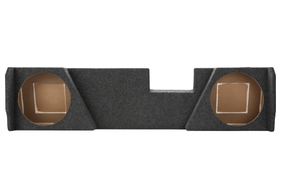 2014 and Up Chevy Double Cab Ported Subwoofer Box Sub Box 2X8" Carpeted