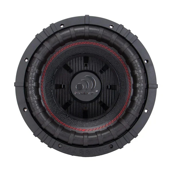 Massive audio GTR104 - 10" 1000 Watts RMS Dual 4 Ohm Subwoofer