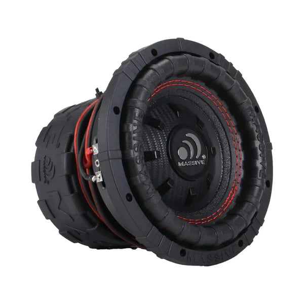 Massive audio GTR62 - 6.5" 400 Watts RMS Dual 2 Ohm Subwoofer With Grill