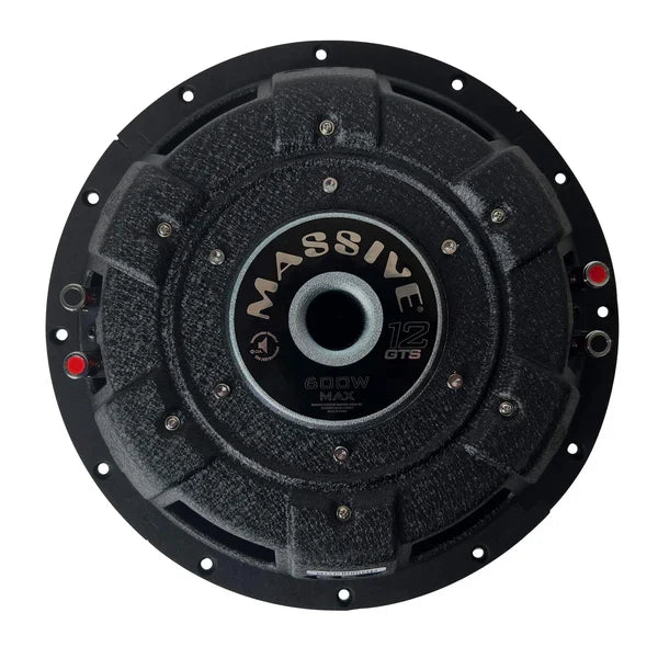 Massive audio GTS12 - 12" 300 Watts RMS Dual 4 Ohm Subwoofer