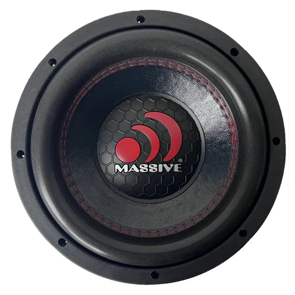 Massive audio GTX104H - 10" 800 Watts RMS Dual 4 Ohm Subwoofer