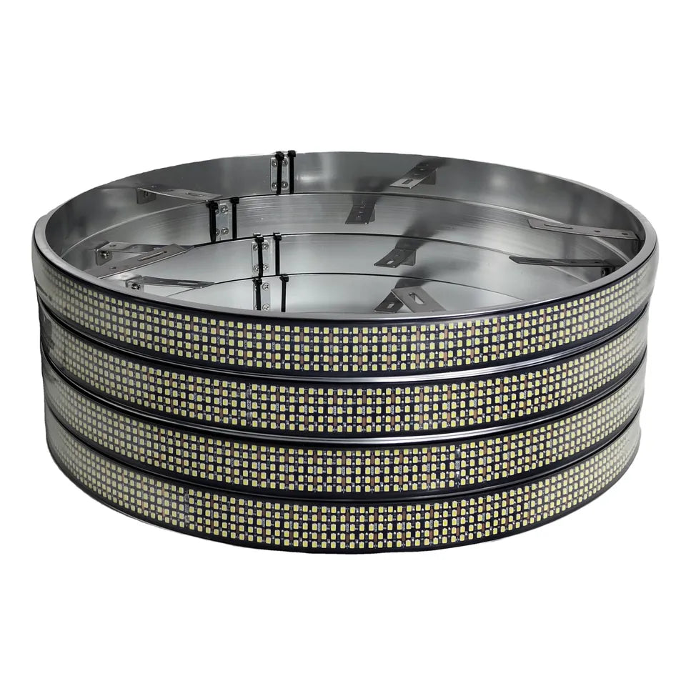 ECA LED 5 Row White Wheel Lights Plug & Play 17” Ring for 24” and bigger wheels