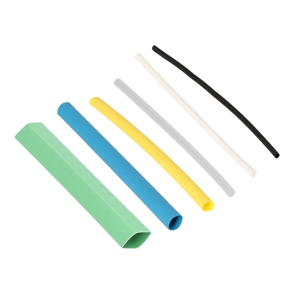 Install bay IBHST160C Heat Shrink Tubing Kit - 160 Pc 4 in 2:1 - Assorted Colors