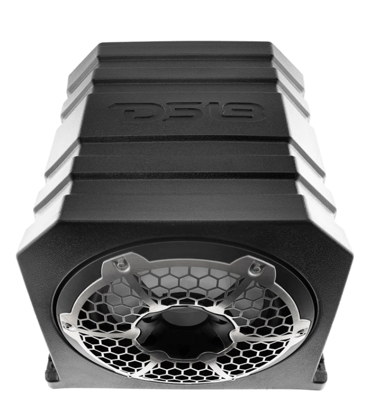 DS18 HYDRO NXL-10SUBLDDual 10" Marine Subwoofer Enclosure with 10" Passive Radiator and LED RGB Lights 350 Watts Rms 4-Ohm (N