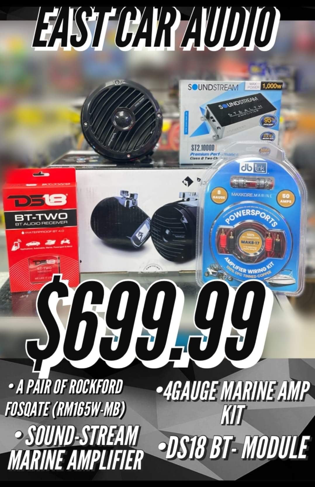 RockFord Fosgate 6" Tower Combo!