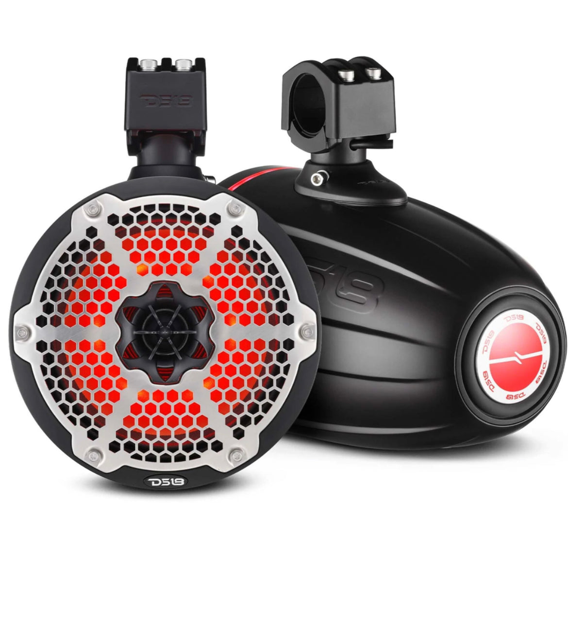 DS18 HYDRO NXL-X8TPNEO/BK 8" Marine Water Resistant Wakeboard Tower (Black)