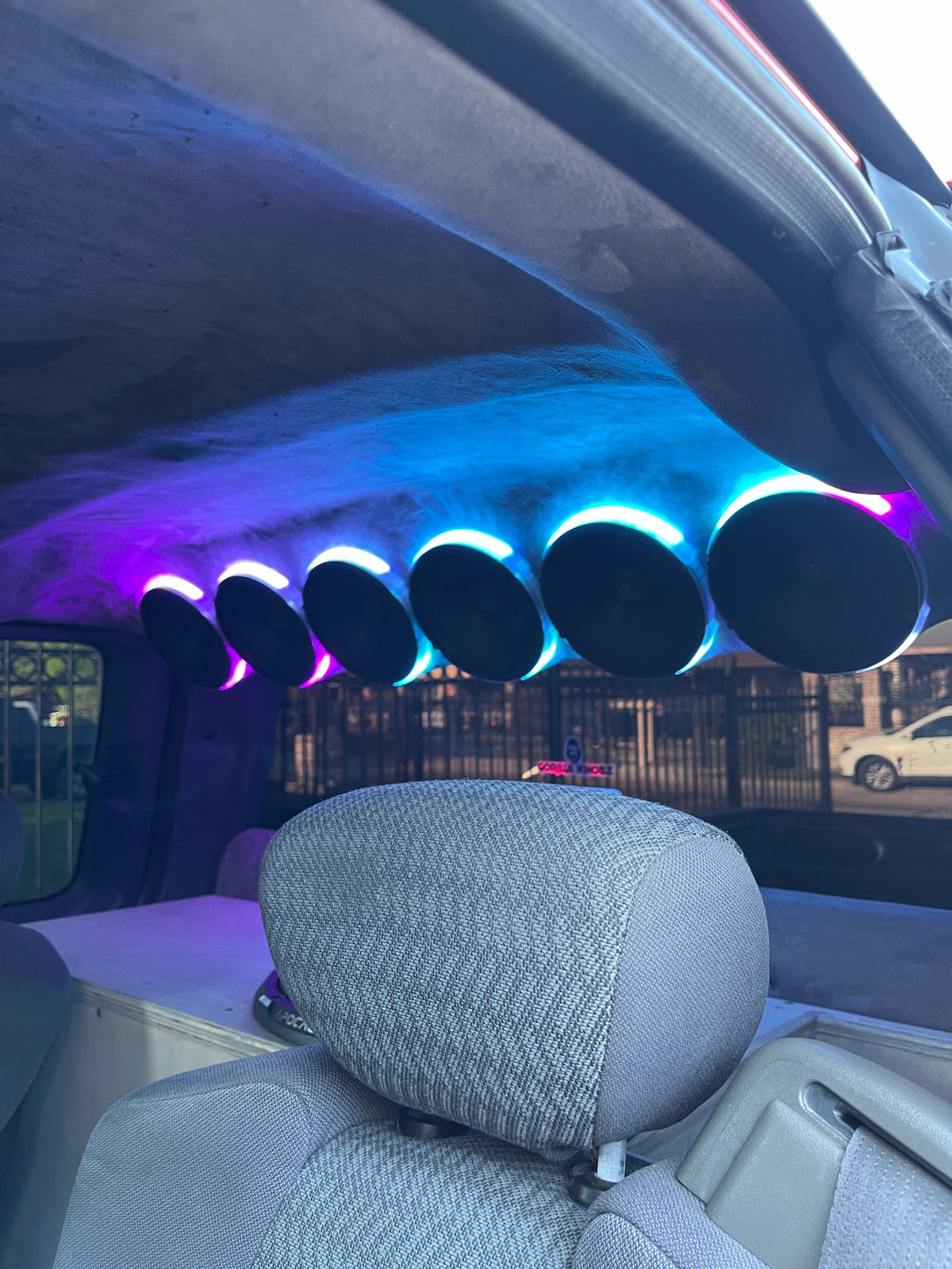 6.5" SMART RGB LED Speaker Rings – GorillaKnobz