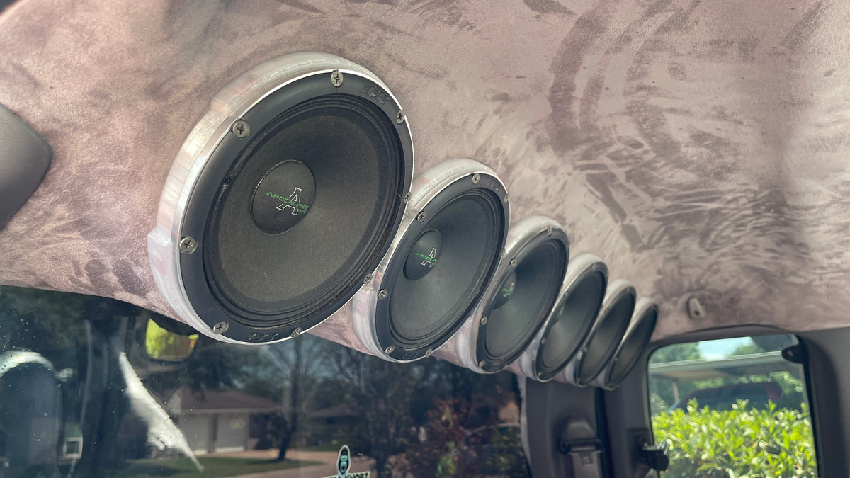6.5" SMART RGB LED Speaker Rings – GorillaKnobz