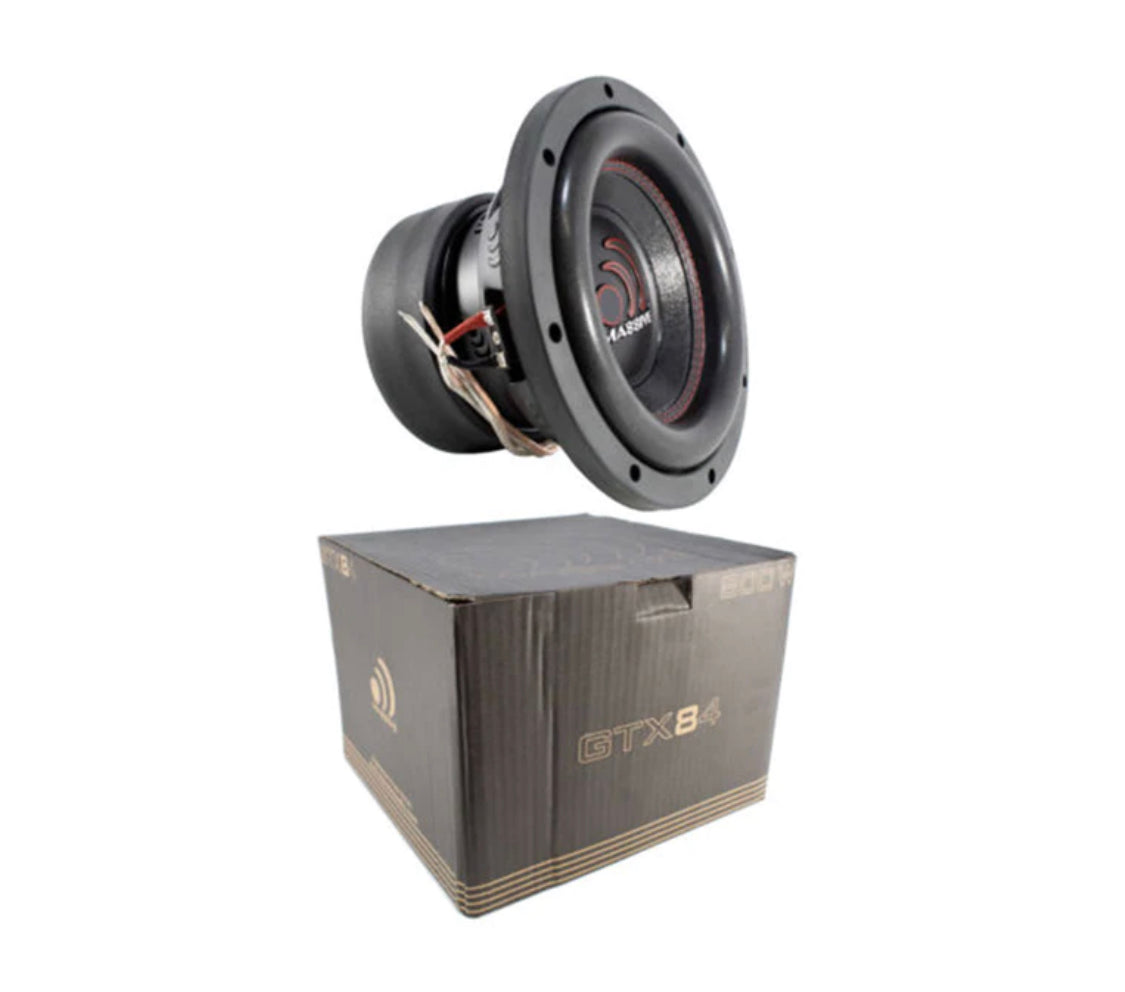 GTX84 - 8" 400 WATTS RMS DUAL 4 OHM SUBWOOFER