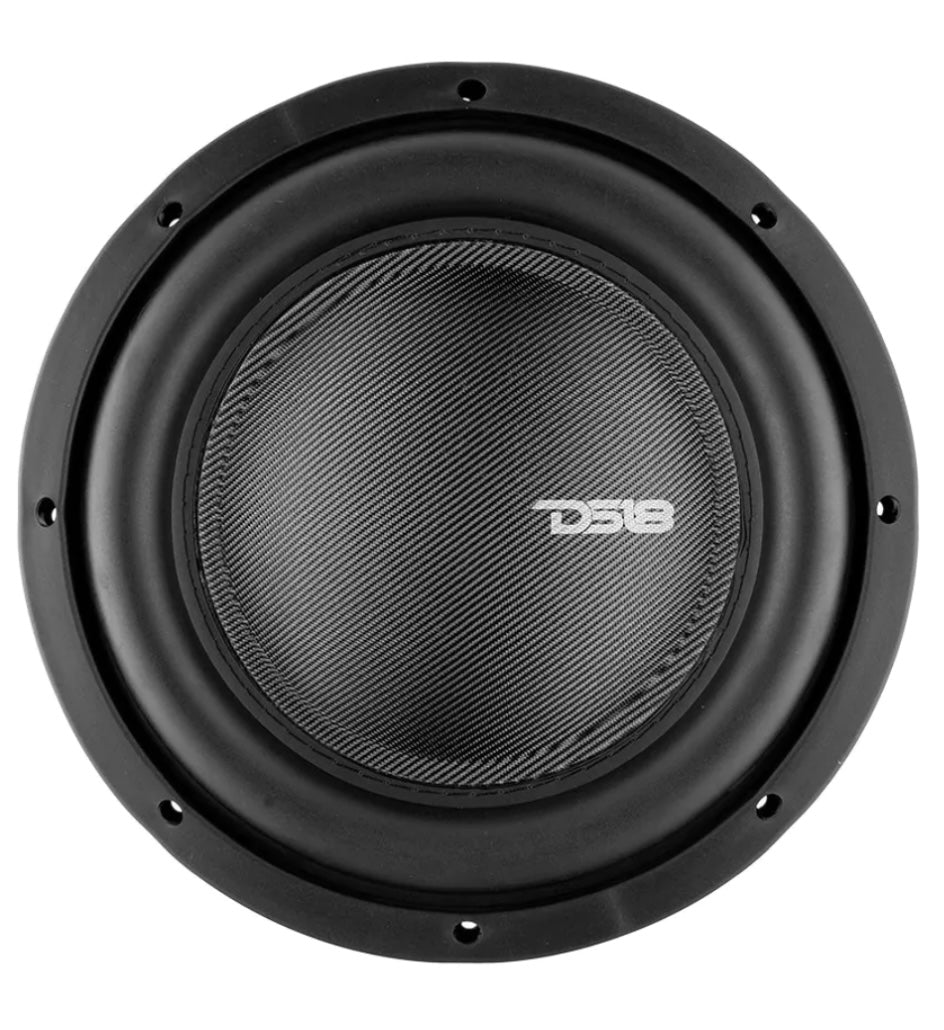 DS18 IXS10.4S 10"Car Subwoofer 1200 Watts Svc 4-Ohm Shallow Mount