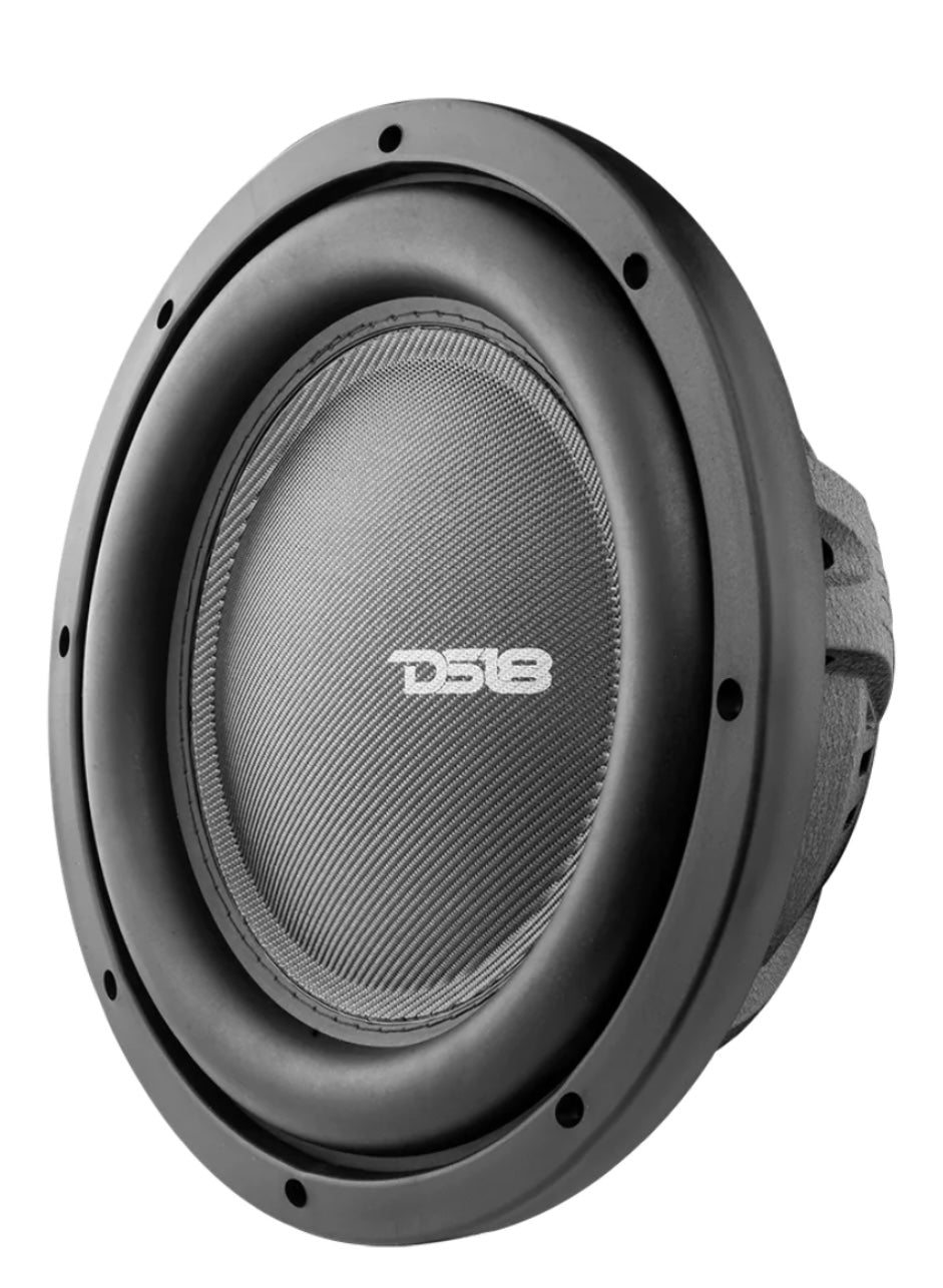 DS18 IXS10.4S 10"Car Subwoofer 1200 Watts Svc 4-Ohm Shallow Mount