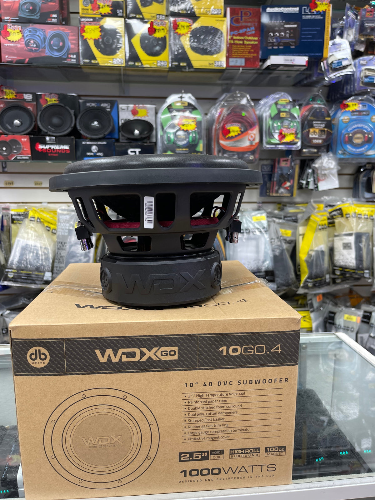 db Drive WDX10 G0.4 - 1000 Watt Max Power 10" Inch Dual 4 Ohm Car Subwoofer