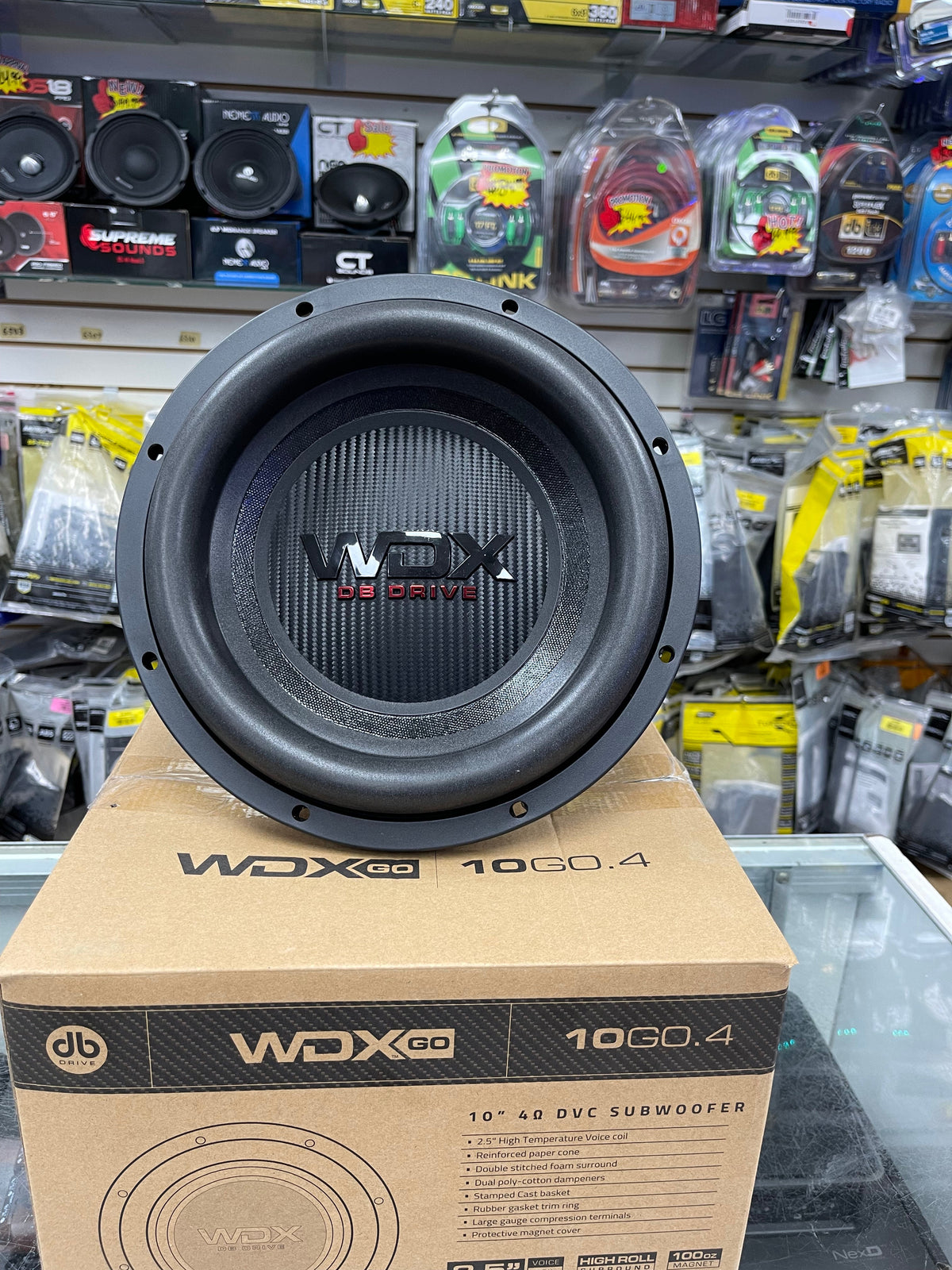 db Drive WDX10 G0.4 - 1000 Watt Max Power 10" Inch Dual 4 Ohm Car Subwoofer