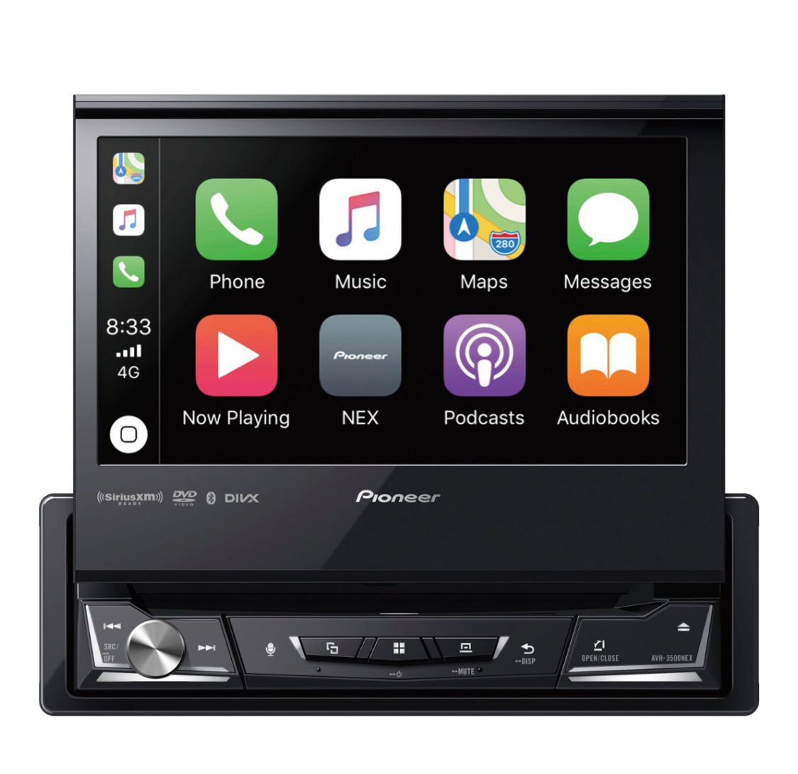 Pioneer AVH-3500NEX Car Stereo. 7" Motorized, Apple CarPlay®, Android Auto™, Bluetooth®, and SiriusXM-Ready™ - DVD Receiver