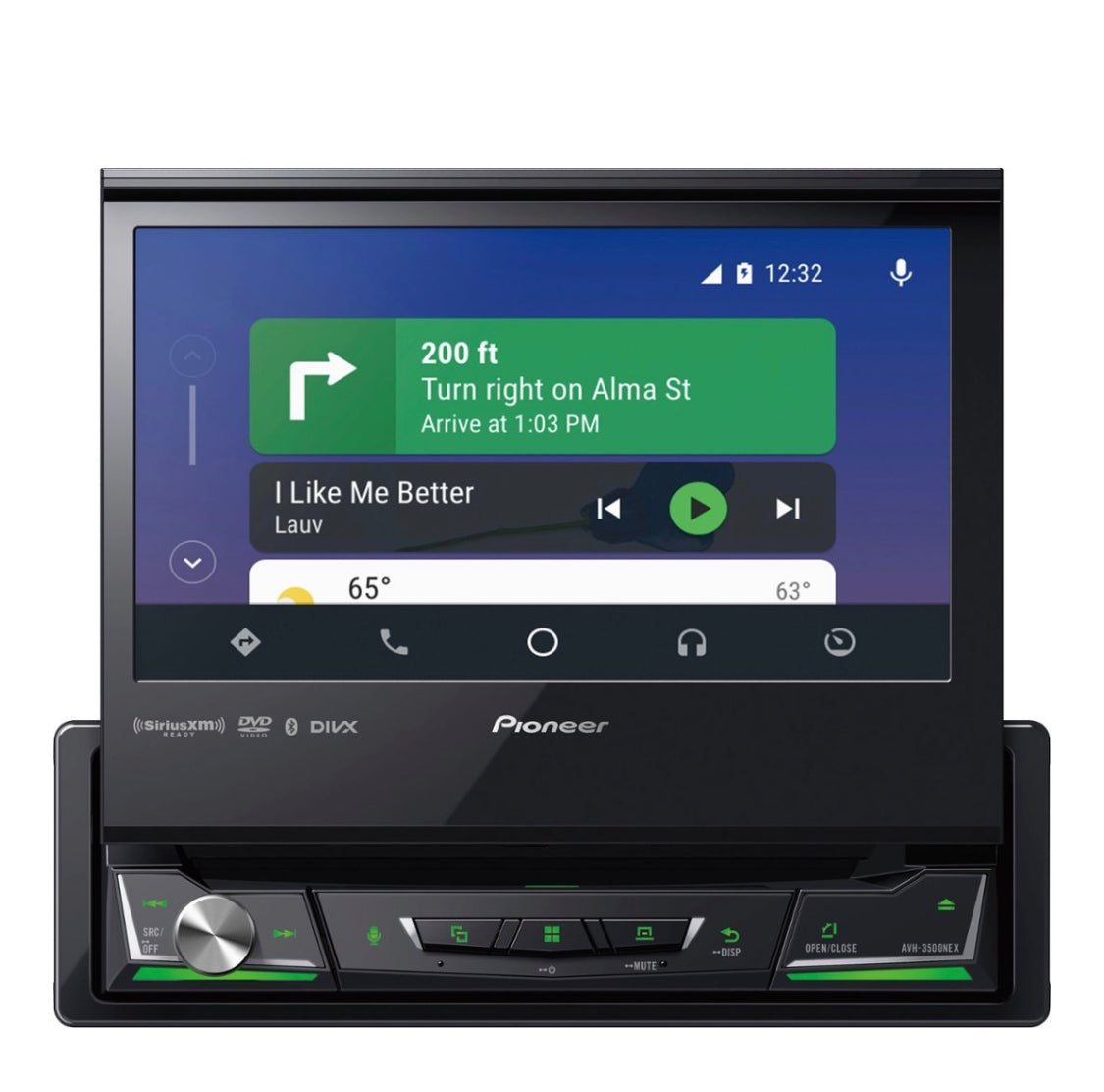 Pioneer AVH-3500NEX Car Stereo. 7" Motorized, Apple CarPlay®, Android Auto™, Bluetooth®, and SiriusXM-Ready™ - DVD Receiver