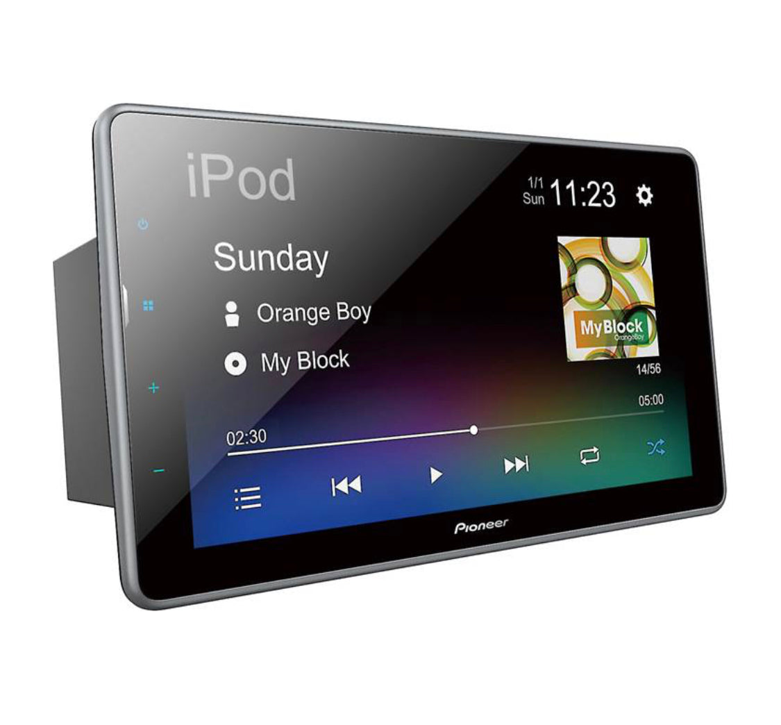 Pioneer DMH-T450EX 9" Tablet Style Car Stereo with WebLink, Watch Youtube on the screen.