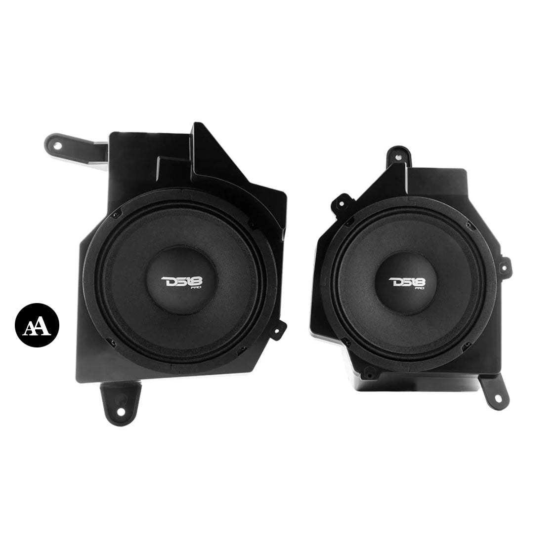 DS18 P6K - Jeep JL/JLU/JT Loaded 6.5" Dash Enclosure JT Left and Right (PRO-JP6NEO Included) 150 Watts Rms