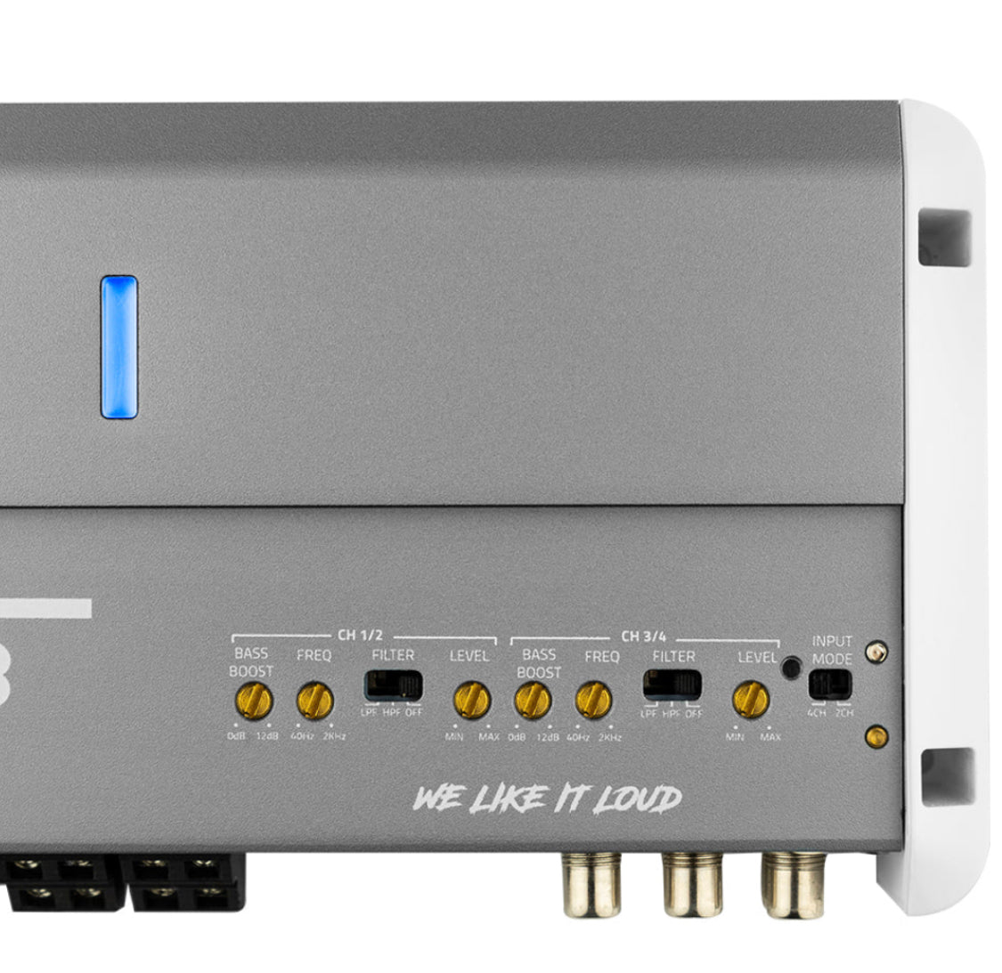 DS18 NXL-M4 - 4 Channel IPX5 Marine Amplifier, Goes Great with 4 - 6" Towers (DS18 NXL-PS6)