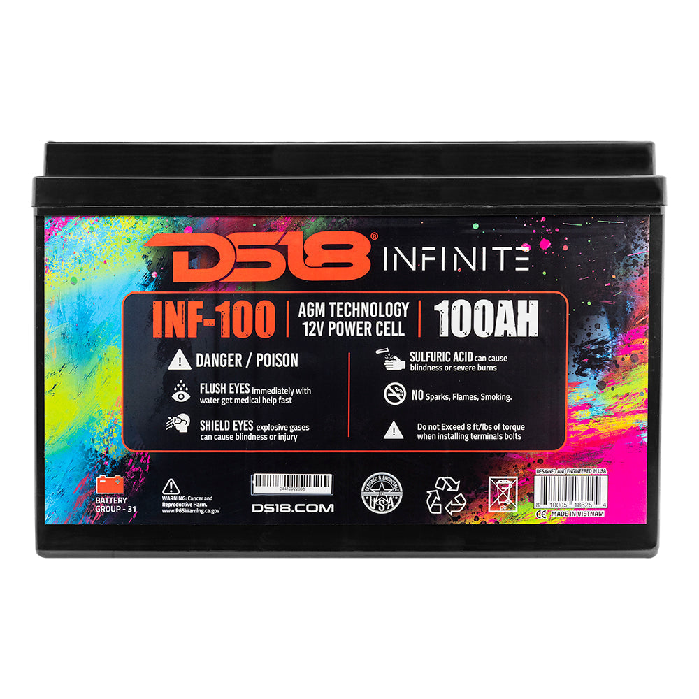 INFINITE 100 AH AGM Power Cell Battery