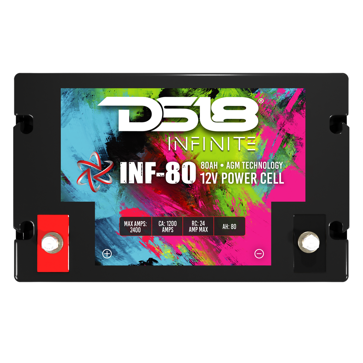 DS18 INF-80AH INFINITE 80 AH 2300 Watts AGM Power Cell 12 Volt Battery