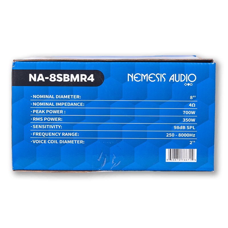Nemesis Audio NA-8SBMR4 8-Inch Midrange Speaker
