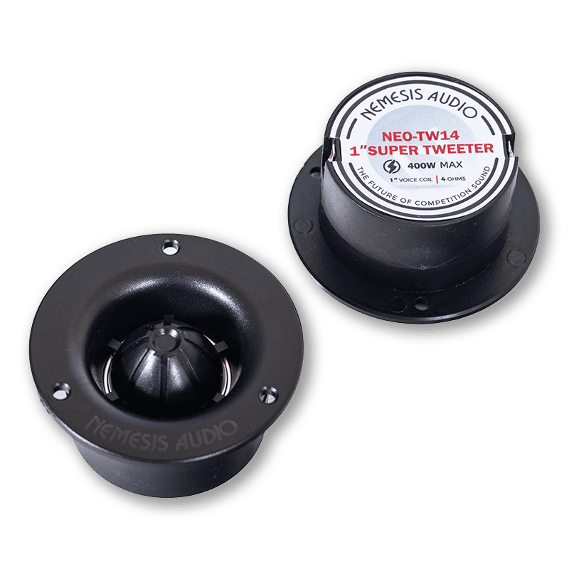 Nemesis Audio NEO-TW14 1-Inch Neodymium Super Tweeter Pair