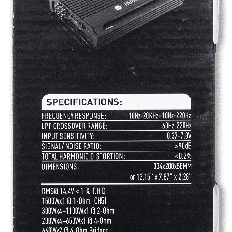 Nemesis Audio NA-X2500.5D 5-Channel Amplifier